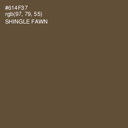 #614F37 - Shingle Fawn Color Image